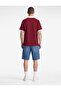 Cotton Printed Color Contrast Short Sleeve Polo Neck T-Shirt - 4