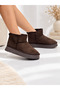 Girls' Fur Lined Thick Sole Mini Boots School Bootie Daily Boots Bootie Stc1176 - 2
