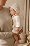 4 Layer Cream Color 100% Cotton Newborn Baby Muslin Bathrobe - 2