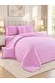 Compressed  two-sided Comforter Set Duble Size Tow color, 6 Pieces, King Size