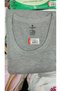 Men's 1 Piece 100% Cotton Interlock Long Sleeve Undergarment Gray - 2