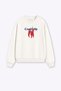 Women's Premium Fabric 3 Thread Raster Pepper Printed Sweatshirt - 2