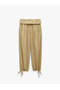 Beli Lace-Up Folded Balloon Form Poplin Harem Pants - 6