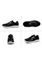 Women's Black White Casual Mesh Anorak Lace-Up Lightweight Sneaker Non-Slip Sole Comfortable Running Shoes - 4