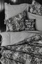 Elastic Sheet Bedding Set Double Size Python Black - 2