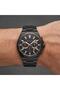 Black Color Waterproof Steel Case Men's Wristwatch - 2