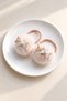 Butterfly Detailed Pompom Model Plush Rubber Buckle 2 Pieces - 2