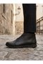 Lightweight Soft Warm Lining Laceless Zippered Non-Slip Sole Orthopedic Everyday Leather Boots - 9
