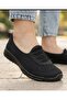 Women's Black Memory Memory Orthopedic Lightweight Laceless Comfortable Walking Mom Daily Cloth Sports Shoes - 2