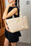 Original Women's Polo Collection Luxury Soft Leather Large Volume Tote Shopper Fully Lined Classic Stylish Daily Use Timeless Design Oversized Hand and Shoulder Bag |   40X36X15 cm - 7
