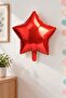 Red Star Foil Balloon 45 cm - Baby Kids Party Celebration