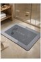 Water Absorbent Mat Stylish Design Ablution Mat Non-Slip Base 40*60 cm Square Mat - 5