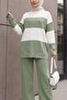 Half-Neck Knitwear Suit