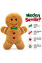 Plush Cookie Man Dog Toy with Rustling Sound Christmas Cookie Dog Toy - 3
