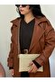Women's Gold Sparkling Embossed Portfolio & Clutch Bag - 6