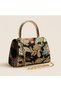 Valley Ethnic Pattern Shoulder Bag Black - 3