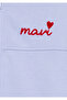 M7S10197 Heart Logo Printed Zippered Girls' Sweatshirt Lila - 5