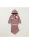 Sweet Parachute Teddy Bear Embroidered Premium 3 Thread Threaded Hooded Baby Tracksuit Set - 2