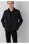 Zippered Black Jacket Regular Fit / Normal Cut 0110954-71379 - 2