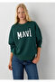 Logo Printed Green Sweatshirt 1S10580-71538