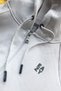 Women's Basic White Elastic Premium Winter Tracksuit Set - 4
