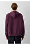 Logo Printed Hooded Purple Sweatshirt 067149-70434 - 5