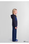 Logo Printed Navy Blue Sweatshirt 7S20067-84371 - 3