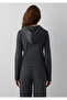 Textured Zippered Anthracite Top Slim Fit / Narrow Fit 1613383-87829 - 6