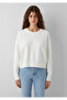 Ecru Basic Sweater Loose Fit / Relaxed Fit 1710933-80194 - 4