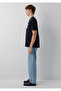 Pro Printed Black T-Shirt Loose Fit / Comfortable Loose Cut 0620058-900 - 4