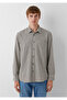 Brown Plaid Shirt Regular Fit / Normal Cut 0212108-91758 - 3