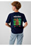 M6610494 Minecraft Printed Boys' T-Shirt Dark Blue - 2