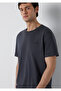 M0613533 Black Printed T-Shirt Men's T-Shirt Smoked - 2