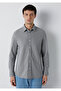 Striped Gray Shirt Slim Fit / Narrow Fit 0211404-91730 - 3