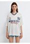 Mexico City Printed Striped Jersey Oversize / Wide Cut 1614374-91760 - 4