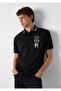 Pro Black Polo T-Shirt Loose Fit / Comfortable Fit 0613625-900 - 2