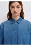 Edition Indigo Blue Jean Shirt Boxy Fit 1221024-A3166 - 7