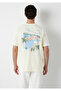 Printed Yellow T-Shirt Loose Fit / Relaxed Comfortable Cut 0613319-89308 - 7
