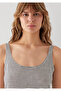 Striped Linen Athlete Tank Top Fitted / Body-Fitting Cut 1614308-91600 - 6