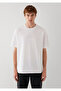 Printed White T-Shirt Loose Fit / Comfortable Loose Cut 0613674-620 - 3