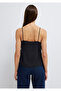 Black Blouse with Lace Detail 1211486-900 - 7