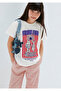Swim Fun Printed Ecru T-Shirt Loose Fit / Relaxed Comfortable Cut 7610439-70057 - 2