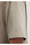 Istanbul Printed Beige T-Shirt Loose Fit / Comfortable Cut 0613595-80697 - 7