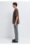Jeans Printed Brown T-Shirt Loose Fit / Relaxed Fit 0613347-71603 - 4