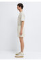 Beige Basic Shorts 0410339-70140 - 4