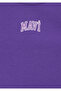 Logo Printed Purple Athlete T-Shirt Fitted / Body-Fitting Cut 7610336-70909 - 5
