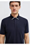 Soft-Premium Navy Blue Polo T-Shirt Regular Fit / Normal Cut 0613358-70490 - 4