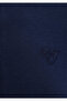 Polo Collar Embroidery Detailed Navy Blue Mini Dress 1310903-82318 - 7