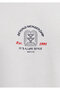 Resort Printed Ecru T-Shirt Loose Fit / Comfortable Cut 0613160-70057 - 8