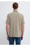 Beige Polo T-Shirt with Pockets Regular Fit / Normal Cut 0613465-70352 - 6